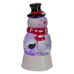 Northlight LED Lighted Color Changing Snowman Christmas Snow Globe - 7.5" -Christmas Decor Sale northlight sr91089 snowman 1 09108.1618414097
