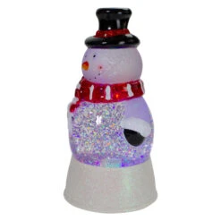 Northlight LED Lighted Color Changing Snowman Christmas Snow Globe - 7.5" -Christmas Decor Sale northlight sr91089 snowman 3 03279.1606358257