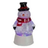 Northlight LED Lighted Color Changing Snowman Christmas Snow Globe - 7.5" -Christmas Decor Sale northlight sr91089 snowman 34086.1606358257