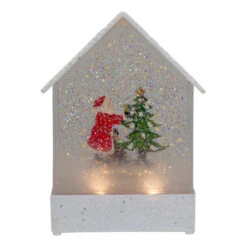 Northlight 8.25" White And Red House Shaped Christmas Snow Globe 8 Northlight 8.25" White And Red House Shaped Christmas Snow Globe -Christmas Decor Sale northlight sr91094 2 84986.1605061086