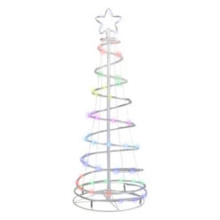 Northlight 4' LED Color Changing Multiple Function Outdoor Spiral Christmas Tree -Christmas Decor Sale northlight st93396 updated 17915.1701710477