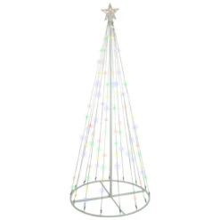 Northlight 6' LED Color Changing Multiple Function Outdoor Show Cone Tree -Christmas Decor Sale northlight st93398 1 updated 3 34046.1701710479
