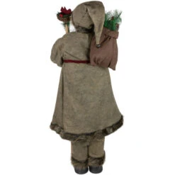 Northlight 48" Olive Green Santa Claus With Gift Bag Standing Christmas Figure -Christmas Decor Sale northlight tj15759 3 17961.1680803019