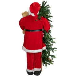 Northlight 48" Musical Santa Claus With Lighted Christmas Tree And Teddy Bear Standing Christmas Figure 11 Northlight 48" Musical Santa Claus With Lighted Christmas Tree And Teddy Bear Standing Christmas Figure -Christmas Decor Sale northlight tj15761 4 34294.1680803017