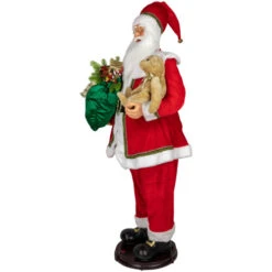 Northlight 5' Deluxe Traditional Animated And Musical Dancing Santa Claus Christmas Figure -Christmas Decor Sale northlight tj38540 2 25755.1680803016