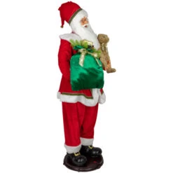 Northlight 5' Deluxe Traditional Animated And Musical Dancing Santa Claus Christmas Figure -Christmas Decor Sale northlight tj38540 3 59873.1680803014