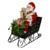 32" Red Traditional Jolly Santa Claus In Jewel Sleigh Christmas Figurine -Christmas Decor Sale northlight tj38544 88988.1597451817