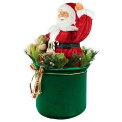 Northlight LED Lighted And Animated Gift Bag With Santa Claus Christmas Figure - 32" 9 Northlight LED Lighted And Animated Gift Bag With Santa Claus Christmas Figure - 32" -Christmas Decor Sale northlight tj93868 3 90767.1674553299