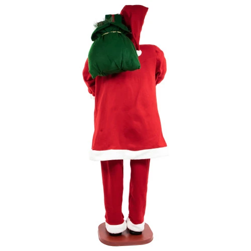 72" Country Santa Claus Standing Christmas Figure 6 72" Country Santa Claus Standing Christmas Figure - Image 4