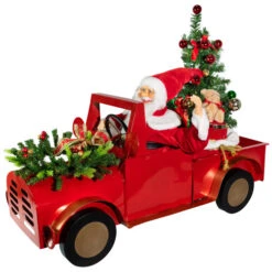 Northlight Animated And Musical Santa Driving Vintage Truck Christmas Decoration - 36.5" 11 Northlight Animated And Musical Santa Driving Vintage Truck Christmas Decoration - 36.5" -Christmas Decor Sale northlight tj95964 02 94308.1727490626
