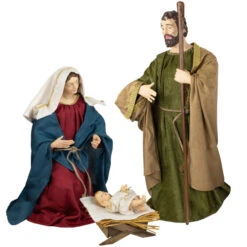 3-Piece Holy Family Nativity Christmas Figurine Set - 36"