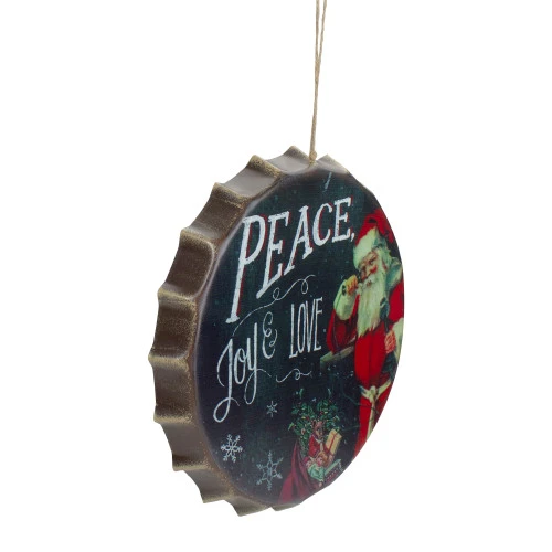 Northlight 11.75" Red And White Peace, Joy And Love Christmas Wall Decor 4 Northlight 11.75" Red And White Peace, Joy And Love Christmas Wall Decor - Image 2