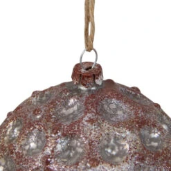 Mercury Silver Distressed Glass Christmas Ball Ornament 3.5" (88mm) -Christmas Decor Sale northlight tr26283 1 updated 82559.1665610426