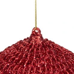 Northlight 4" Red Glitter Spiral Coiled Wire Onion Finial Christmas Ornament -Christmas Decor Sale northlight tr88489 1updated 41008.1613017685