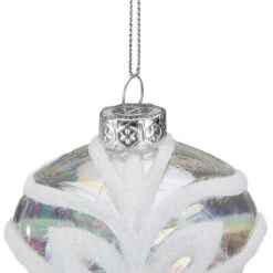 Northlight 3.25" Clear Iridescent With White Frost Glass Onion Christmas Ornament 7 Northlight 3.25" Clear Iridescent With White Frost Glass Onion Christmas Ornament -Christmas Decor Sale northlight tr88533 4 sample 94170.1600391619