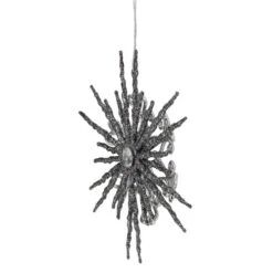 Northlight 6" Silver Glitter Double Snowflake Christmas Ornament -Christmas Decor Sale northlight tr88604 4 sample 89886.1664989719