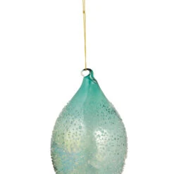 Northlight 7" Transparent Blue Textured Glass Finial Christmas Ornament -Christmas Decor Sale northlight tr92607 2 69248.1659562354