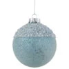 Northlight 4" Silver And Blue Beaded Glass Christmas Ornament -Christmas Decor Sale northlight tr94446 01 28481.1687789249
