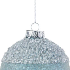 Northlight 4" Silver And Blue Beaded Glass Christmas Ornament 11 Northlight 4" Silver And Blue Beaded Glass Christmas Ornament -Christmas Decor Sale northlight tr94446 02 15316.1687789249