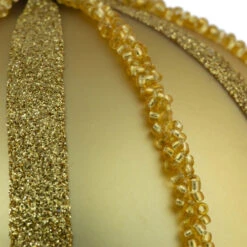 Northlight Set Of 2 Gold Striped Glittered Glass Christmas Ball Ornaments 4" 9 Northlight Set Of 2 Gold Striped Glittered Glass Christmas Ball Ornaments 4" -Christmas Decor Sale northlight tr94993 2 74098.1700327051