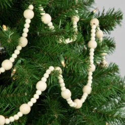 Northlight 6' Cream Wooden Beads Christmas Garland, Unlit 9 Northlight 6' Cream Wooden Beads Christmas Garland, Unlit -Christmas Decor Sale northlight tr94996 styled20on20tree 46198.1700240834