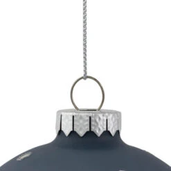 Northlight Set Of 2 Slate Blue Jeweled Snowflake Glass Christmas Ball Ornaments -Christmas Decor Sale northlight tr95010 4 52995.1700327053