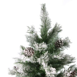 Northlight 6' Medium Flocked Angel Pine Artificial Christmas Tree - Unlit 14 Northlight 6' Medium Flocked Angel Pine Artificial Christmas Tree - Unlit -Christmas Decor Sale northlight v03979 secondary 55598.1667399133