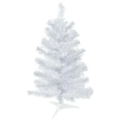 Northlight 24" White Balsam Pine Mini Artificial Christmas Tree - Unlit