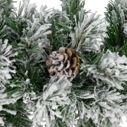 Northlight Flocked Angel Pine And Pine Cones Artificial Christmas Garland - 6.75' X 12" - Unlit -Christmas Decor Sale northlight v15090 03 41225.1690555851