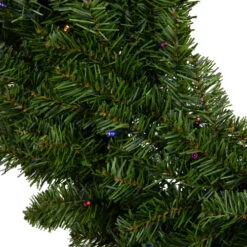 Northlight Pre-Lit Battery Operated Canadian Pine Christmas Wreath - 30" - Multi-Color LED Lights -Christmas Decor Sale northlight v15838 03 05392.1689345450