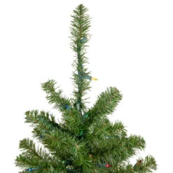 Northlight 4' Pre-Lit Full Canadian Pine Artificial Christmas Tree, Multicolor Lights -Christmas Decor Sale northlight v15853 2new 15318.1684933384