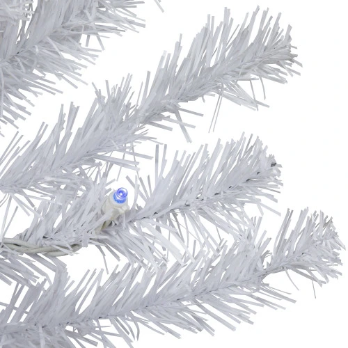 Northlight 3' Pre-Lit LED Snow White Artificial Christmas Tree, Multi Lights 7 Northlight 3' Pre-Lit LED Snow White Artificial Christmas Tree, Multi Lights - Image 5