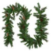 Northlight Pine And Pine Cones Artificial Christmas Garland - 9' X 12" - Unlit