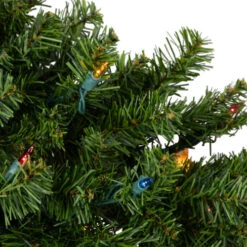 Northlight Pre-Lit Canadian Pine Artificial Christmas Wreath - 36" - Multi Lights -Christmas Decor Sale northlight v15907 03 26293.1689690991