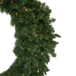 Northlight Pre-Lit Canadian Pine Artificial Christmas Wreath - 48" - Clear Lights -Christmas Decor Sale northlight v15909 2 35586.1668241554