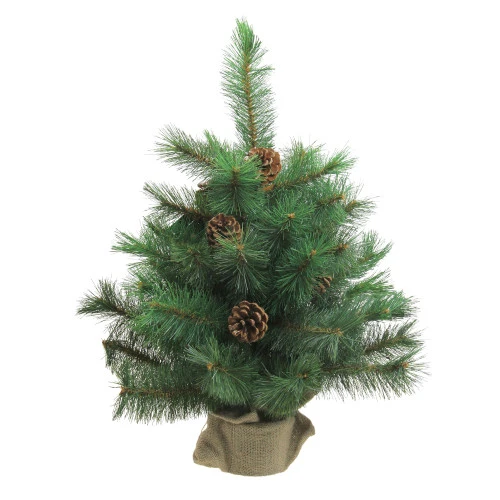 Northlight 18" Medium Royal Oregon Pine Burlap Base Artificial Christmas Tree - Unlit 3 Northlight 18" Medium Royal Oregon Pine Burlap Base Artificial Christmas Tree - Unlit