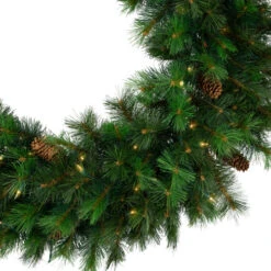 Northlight Pre-lit Royal Oregon Pine Artificial Christmas Wreath - 36" - Clear Lights -Christmas Decor Sale northlight v159282c20v159292c20v15938 02 51627.1698958396