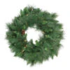 Northlight Pre-Lit White Valley Pine Artificial Christmas Wreath - 24" - Clear Lights 1 Northlight Pre-Lit White Valley Pine Artificial Christmas Wreath - 24" - Clear Lights -Christmas Decor Sale northlight v15933 09468.1587643026