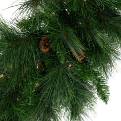 Northlight Pre-Lit White Valley Pine Artificial Pinecone Christmas Wreath - 36" - Clear Lights 14 Northlight Pre-Lit White Valley Pine Artificial Pinecone Christmas Wreath - 36" - Clear Lights -Christmas Decor Sale northlight v15936 03 01067.1691247505