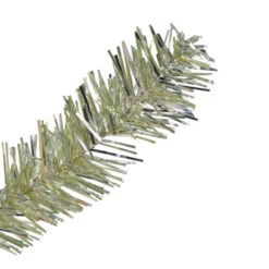 Northlight Metallic Platinum Artificial Tinsel Christmas Tree - 7 Ft Clear Lights -Christmas Decor Sale northlight v27334 3 73493.1723857306