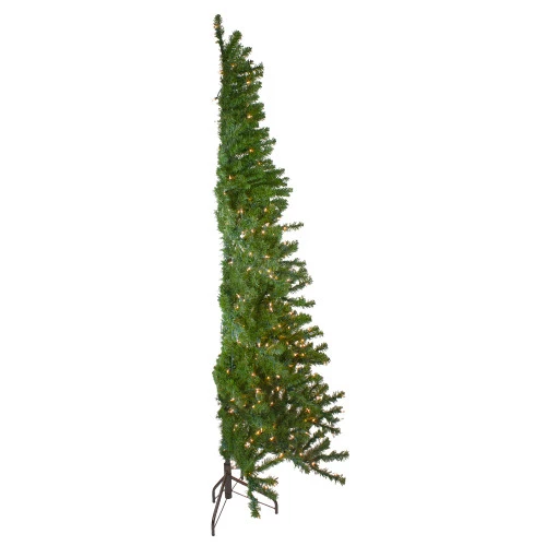 Northlight 7.5' Pre-Lit Medium Canadian Pine Artificial Christmas Wall Tree - Clear Lights 7 Northlight 7.5' Pre-Lit Medium Canadian Pine Artificial Christmas Wall Tree - Clear Lights - Image 5