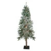 Northlight 6' Pre-Lit Flocked Alpine Artificial Christmas Tree, Clear Lights 2 Northlight 6' Pre-Lit Flocked Alpine Artificial Christmas Tree, Clear Lights -Christmas Decor Sale northlight v27441updated 23198.1671699955