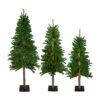 Northlight Set Of 3 Pre-Lit Slim Alpine Artificial Christmas Trees 6' - Multi Lights -Christmas Decor Sale northlight v27446 45007.1665580035