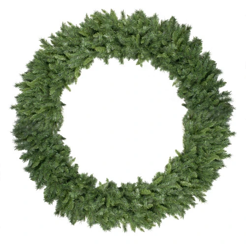 Northlight Green Lush Mixed Pine Artificial Christmas Wreath - 72" - Unlit 5 Northlight Green Lush Mixed Pine Artificial Christmas Wreath - 72" - Unlit - Image 3