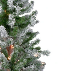 Northlight 4ft Pre-Lit Flocked Alpine Artificial Christmas Tree, Clear Lights 12 Northlight 4ft Pre-Lit Flocked Alpine Artificial Christmas Tree, Clear Lights -Christmas Decor Sale northlight v90204 2 34824.1607482680