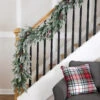 Northlight Real Touch™? Flocked Snowcap Grove Fir Artificial Christmas Garland - 7' X 15" - Unlit -Christmas Decor Sale northlight v96282 styled20stairs 47410.1726279112