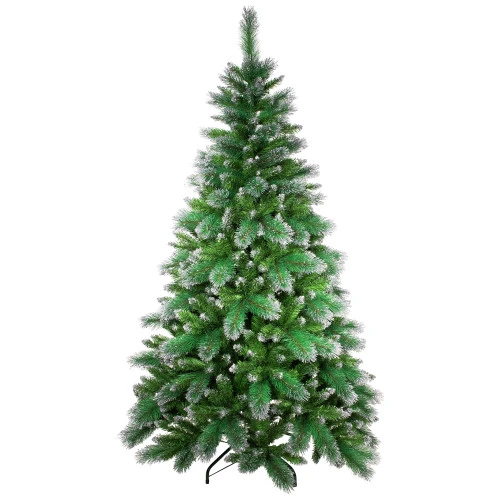 Northlight Two-Tone Spruce Pine Glitter Tip Medium Artificial Christmas Tree - 6' - Unlit 4 Northlight Two-Tone Spruce Pine Glitter Tip Medium Artificial Christmas Tree - 6' - Unlit - Image 2