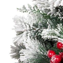 Northlight Real Touch™? Heavily Flocked Whittaker Spruce Full Artificial Christmas Tree - 5' -Unlit 16 Northlight Real Touch™? Heavily Flocked Whittaker Spruce Full Artificial Christmas Tree - 5' -Unlit -Christmas Decor Sale northlight v96295 07 14747.1727317577