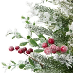 Northlight Flocked Balsam Pine Artificial Mini Christmas Tree In Burlap Base - 24" - Unlit -Christmas Decor Sale northlight v96299 06 01418.1726279115