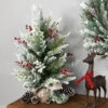 Northlight Flocked Balsam Pine Artificial Mini Christmas Tree In Burlap Base - 24" - Unlit -Christmas Decor Sale northlight v96299 styled 62864.1726279112